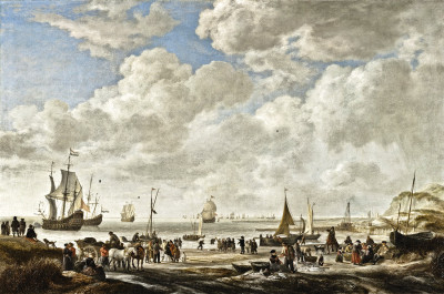 ⎈ Картина морський пейзаж художника від 164 грн.: Погляд на пляж