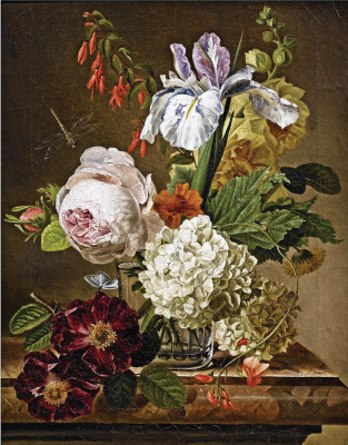₴ Репродукція натюрморт від 325 грн.: Букет квітів у вазі