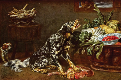 ₴ Картина натюрморт известного художника от 168 грн.: Собачья кухня