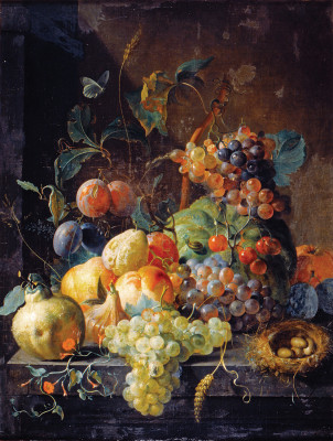 ₴ Репродукція натюрморт від 331 грн.: Натюрморт із фруктами