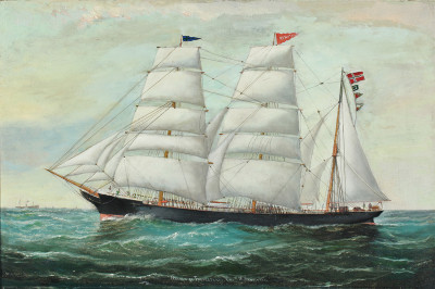 ⚓Репродукція морський краєвид від 217 грн.: Корабельний портрет "Нордена"
