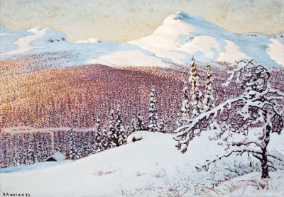 ₴ Картина пейзаж художника від 223 грн.: Зимовий пейзаж