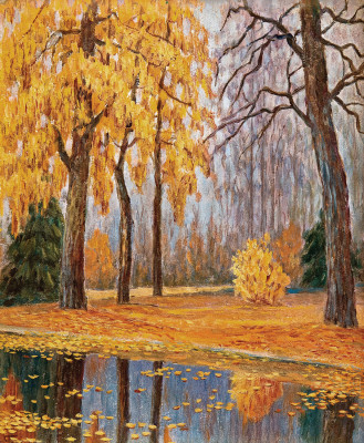 ₴ Картина пейзаж художника от 201 грн.: Осенний пейзаж