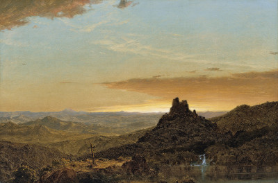 ₴ Картина пейзаж відомий художника від 170 грн.: Хрест в пустелі