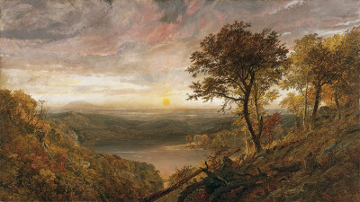 ₴ Картина пейзаж известного художника от 147 грн.: Озеро Гринвуд