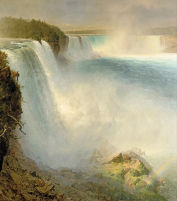 ₴ Репродукція краєвид від 328 грн.: Ніагарський водоспад від американської сторони