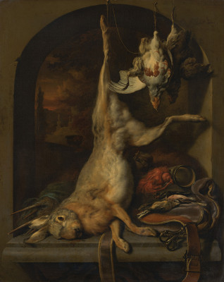 ₴ Картина натюрморт художника від 190 грн.: Мертвий заєць