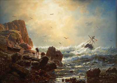 ⚓ Картина море известного художника от 194 грн.: Прибрежный пейзаж