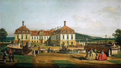 ₴ Картина міський пейзаж художника від 191 грн.: Заміська резиденція принца Савойського