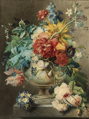 ₴ Купити натюрморт відомого художника від 221 грн.: Квіти в урні