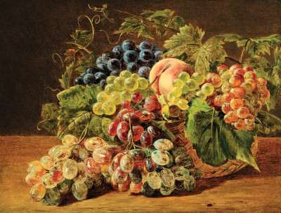 ₴ Купить натюрморт известного художника от 248 грн.: Виноград и персики