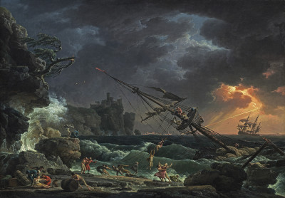 ₴ Картини морський пейзаж відомого художника від 224 грн.: Корабельна аварія