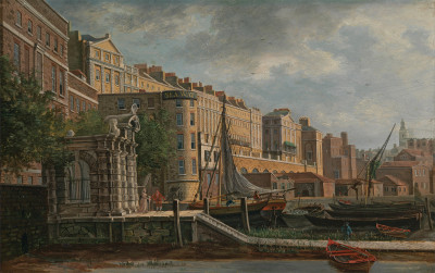 ₴ Картина городской пейзаж известного художника от 206 грн.: Йоркские водные ворота и Адельфи