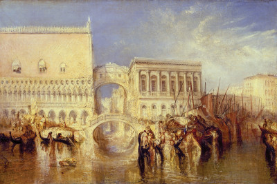 ₴ Картина міський пейзаж відомого художника від 218 грн.: Венеція, Міст зітхань