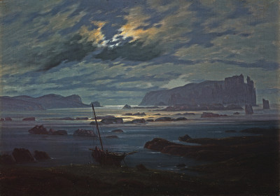 ⚓Картина морской пейзаж известного художника от 230 грн.: Северное море в лунном свете