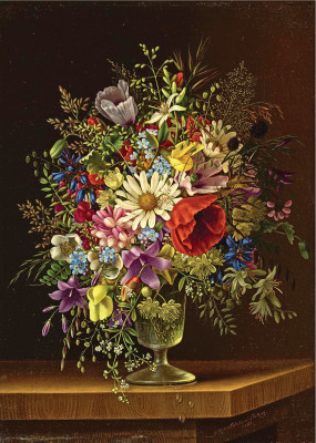 ₴ Репродукція натюрморт від 211 грн.: Квіти