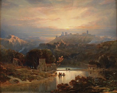 ₴ Купить картину пейзаж известного художника от 261 грн: Замок в Алькала-де-Гвадаира