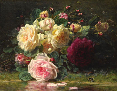 ₴ Картина натюрморт відомого художника від 255 грн.: Троянди