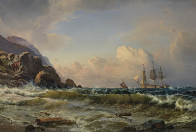 ⚓Картина морський пейзаж художника від 224 грн.: Норвезьке узбережжя