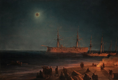 ₴ Купити картину море відомого художника від 230 грн.: Сонячне затемнення у Феодосії