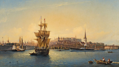 ⚓Картина морський пейзаж художника від 193 грн.: Порт Таллінна