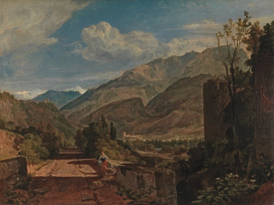 ₴ Картина пейзаж відомого художника від 249 грн.: Замок Святого Михайла, Бонневіль, Савойя