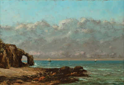 ⚓Картина морський краєвид відомого художника від 223 грн.: Нормандський берег