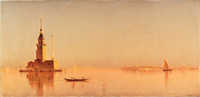 ⚓Картина морський пейзаж художника від 169 грн.: Вежа Леандра на Босфорі