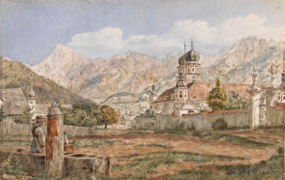 ₴ Репродукция пейзаж от 247 грн.: Монастырь Адмонта