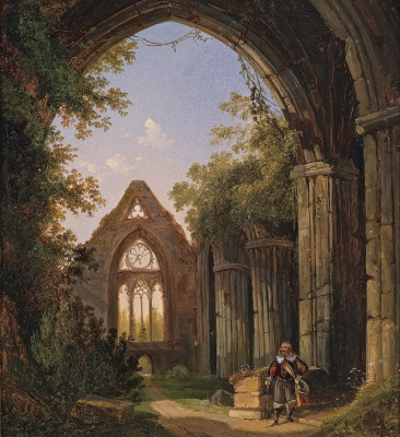 ₴ Репродукция пейзаж от 271 грн.: Руины церкви