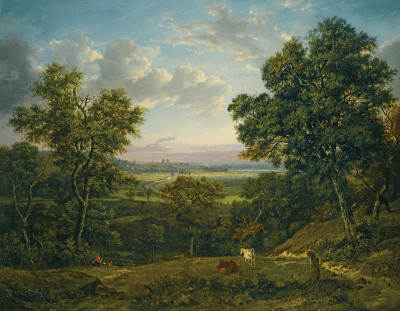 ₴ Репродукция пейзаж от 247 грн.: Вид на Гринвич из Чарлтона Вуд, рядом Вулвич