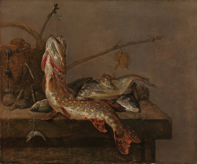₴ Репродукція натюрморт від 259 грн.: Натюрморт із рибою