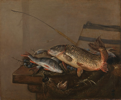 ₴ Репродукція натюрморт від 259 грн.: Натюрморт із рибою