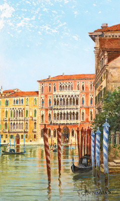₴ Репродукція міський краєвид 264 грн.: Палац Ка Фоскарі, Венеція