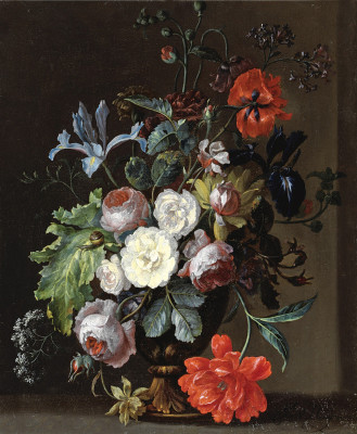 ₴ Репродукція натюрморт від 349 грн.: Натюрморт із вазою з квітами