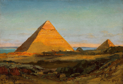 ₴ Репродукция пейзаж от 319 грн.: Пирамиды Гизы