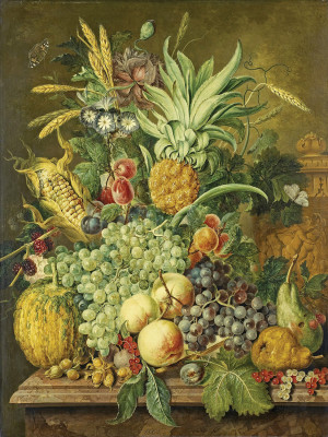 ₴ Репродукция натюрморт от 314 грн.: Натюрморт с фруктами