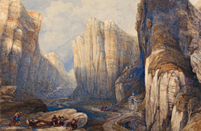 ₴ Репродукция пейзаж от 360 грн.: Перевал Панкорбо, Пиренеи