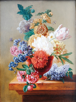 ₴ Репродукція натюрморт від 293 грн.: Натюрморт з квітами