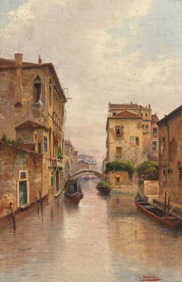 ₴ Репродукція міський краєвид від 247 грн.: Канал у Венеції