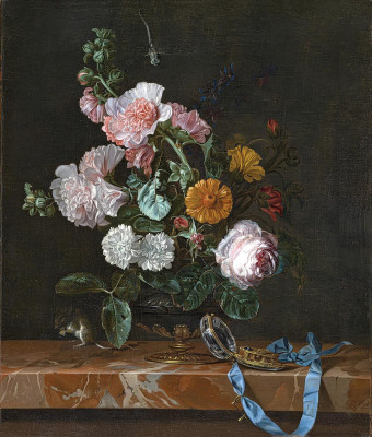 ₴ Репродукция натюрморт известного художника "Цветочный натюрморт"