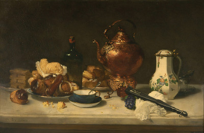 ₴ Репродукция натюрморт "Пять часов"