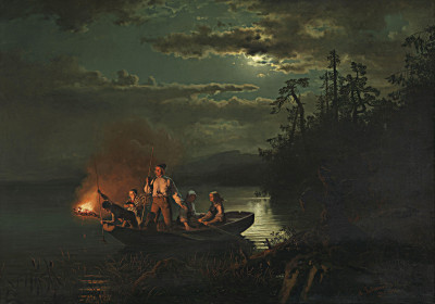 ₴ Репродукция бытовой жанр "Слушаю в Кредерене"