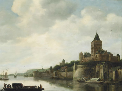 ₴ Репродукция пейзажа "Вид на Валкенхоф, Неймеген"