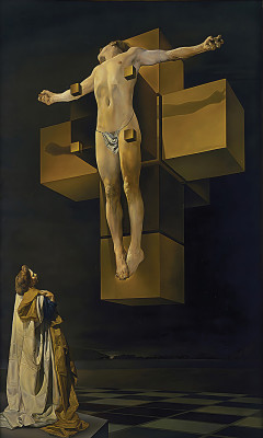 ₴ Репродукция бытовой жанр известного художника "Распятие"