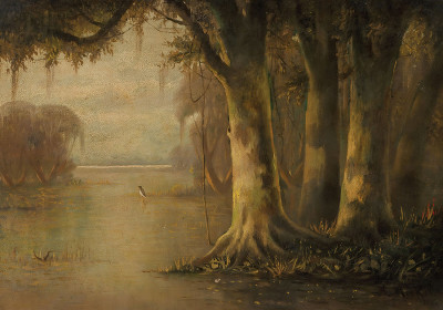 ₴ Репродукция пейзаж "У реки Томбигби"