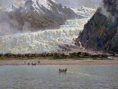 ₴ Репродукция пейзажа "Ледник Дэвидсона"