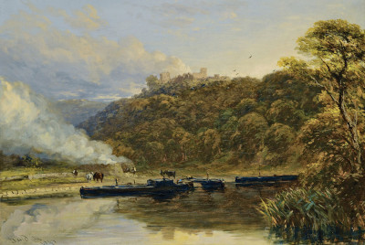 ₴ Репродукция пейзаж "Замок Дадли"