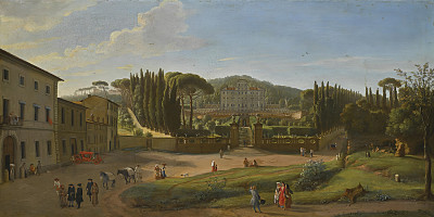₴ Репродукция пейзаж "Вилла Альдобрандини во Фраскате"
