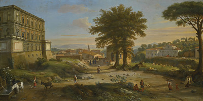 ₴ Репродукция пейзаж "Вилла Фарнезе в Капрароле"